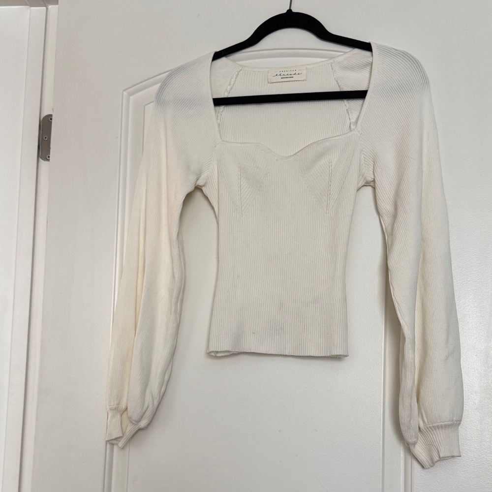 American Threads sweetheart long sleeve top